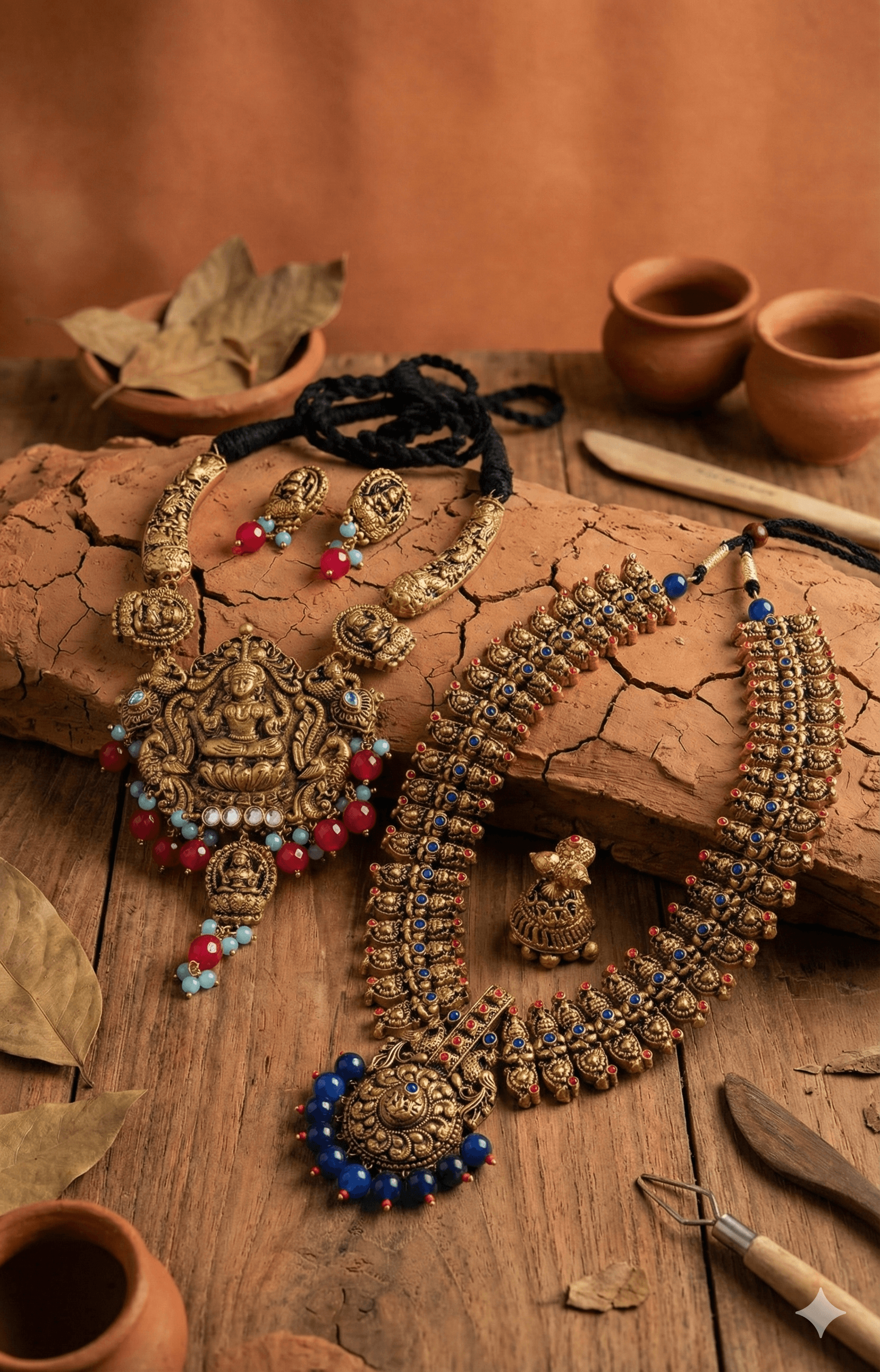 Artisan crafting terracotta